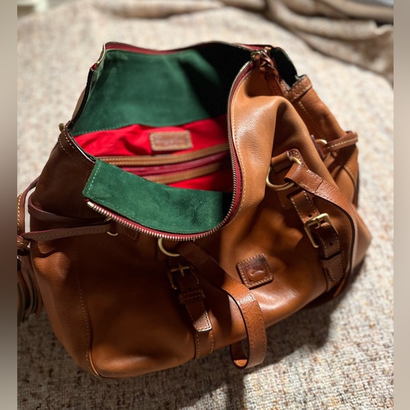 ❤️💚🤎Dooney & Bourke Florentine Leather Bag🤎💚❤️ - Picture 3 of 13